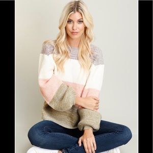 (3 pack) block sweater